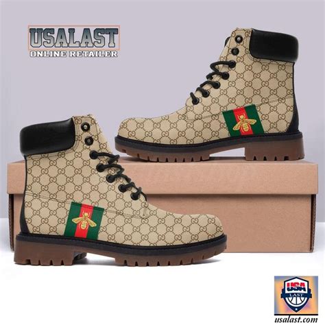 gucci by gucci mens boots|Gucci timberland boots for sale.